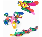 COSTRUZIONI MAGNETICHE CLIXO - RAINBOW PACK 42 PEZZI