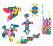 COSTRUZIONI MAGNETICHE CLIXO - RAINBOW PACK 42 PEZZI