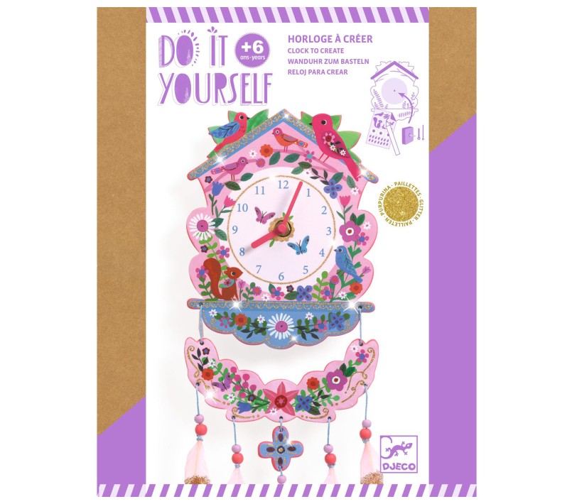 DIY - OROLOGIO FLOREALE DA CREARE