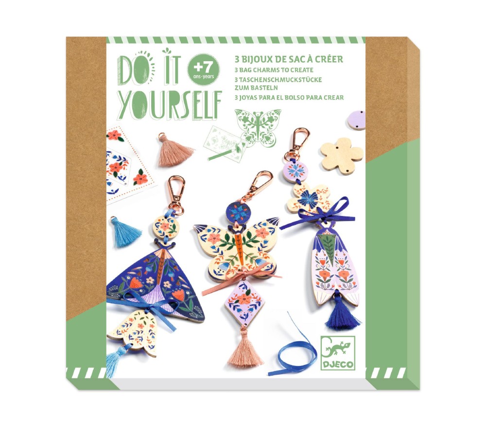 DIY - CHARMS PER BORSA FARFALLE