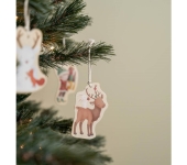 DECORAZIONI NATALE IN LEGNO DA APPENDERE LITTLE DUTCH