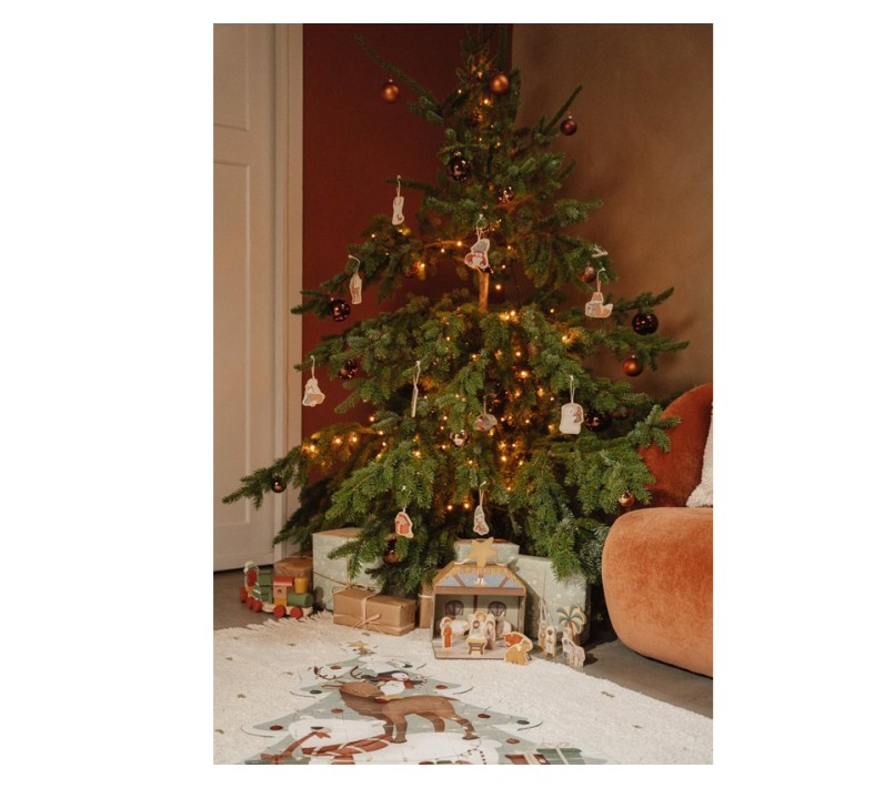 DECORAZIONI NATALE IN LEGNO DA APPENDERE LITTLE DUTCH
