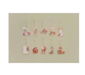 DECORAZIONI NATALE IN LEGNO DA APPENDERE LITTLE DUTCH