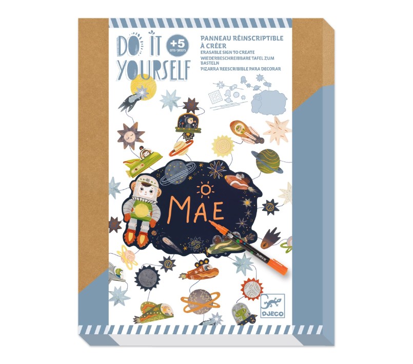 DIY - LAVAGNETTA CANCELLABILE DECORATIVA TRA LE STELLE