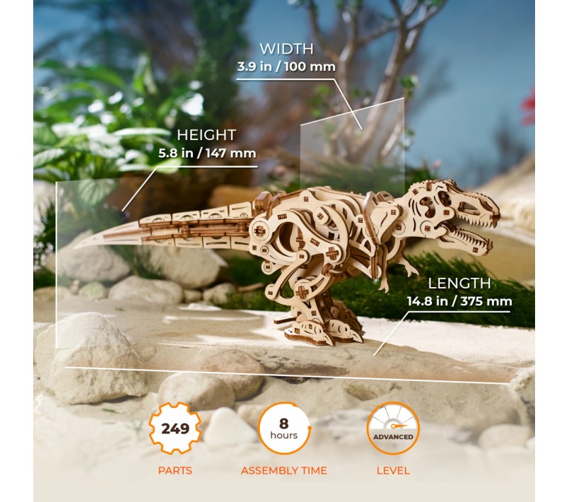 UGEARS - TIRANNOSAURO MECCANICO - T REX