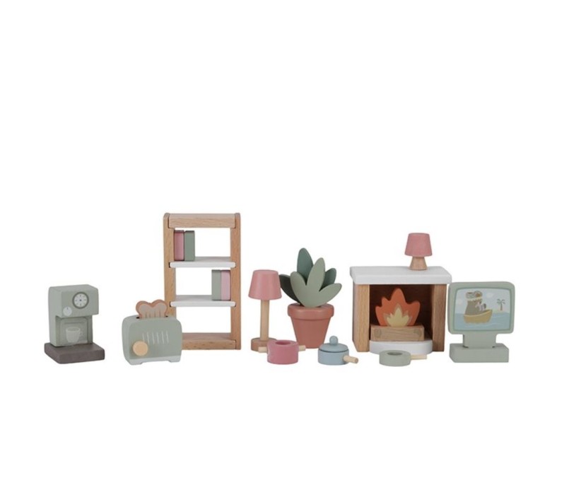 SET MOBILI PER CASA DELLE BAMBOLE - SOGGIORNO
