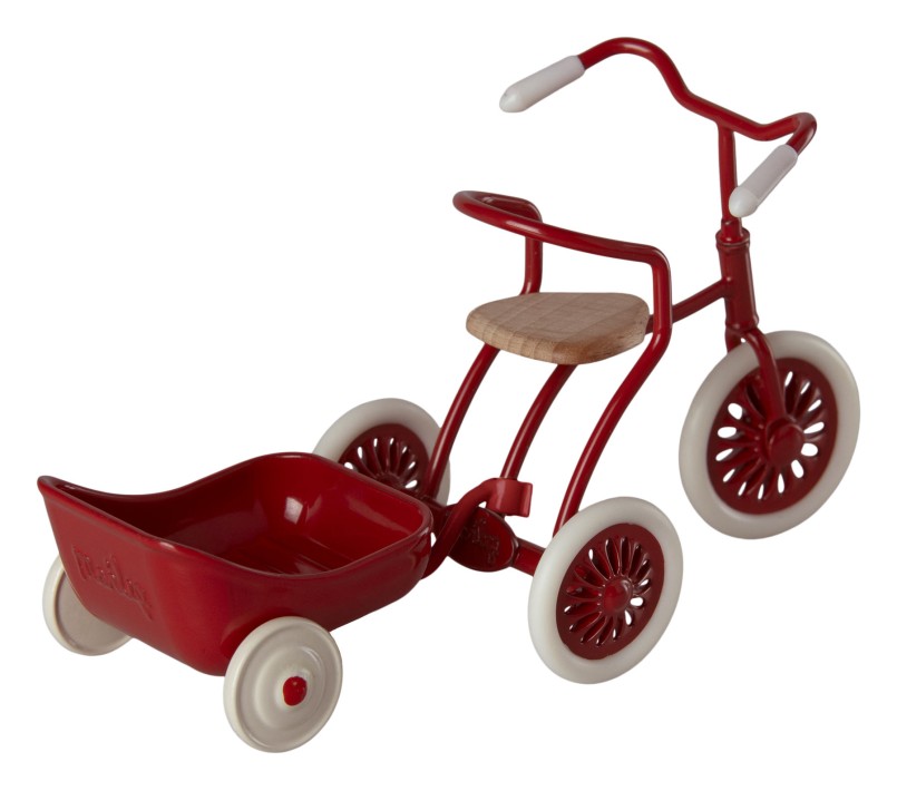 MICRO - CARRELLO PER TRICICLO PER TOPINI - ROSSO