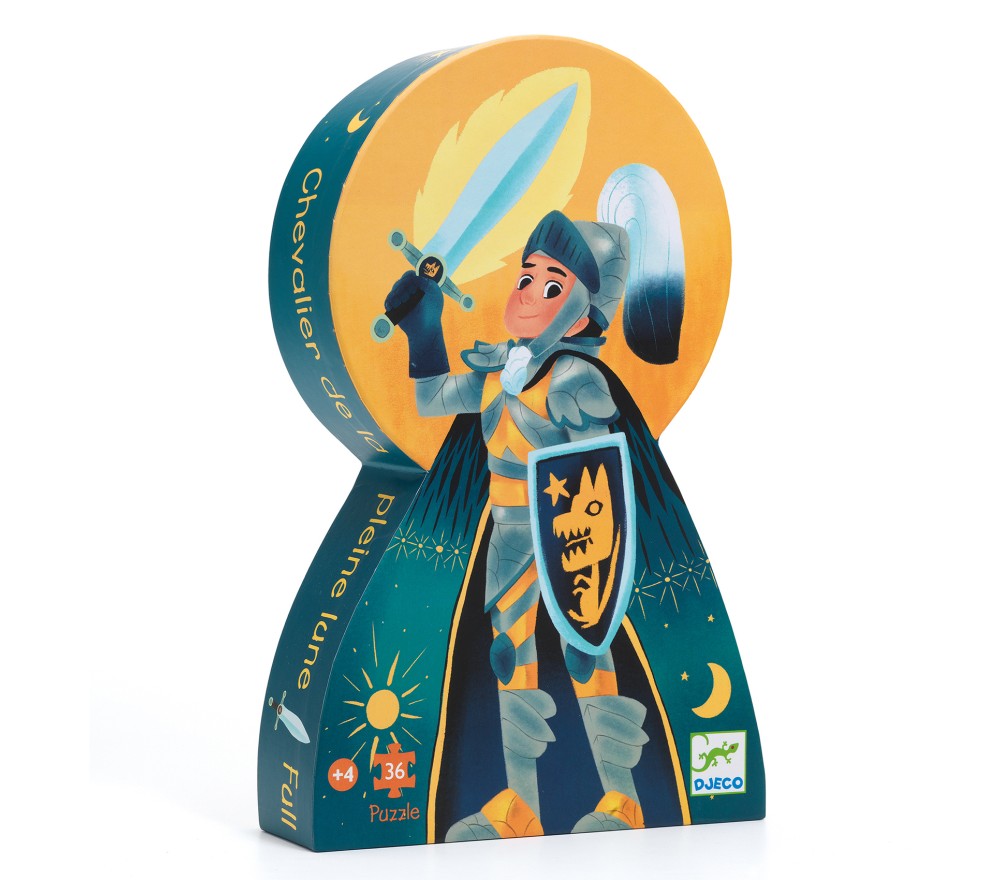 PUZZLE SILHOUETTE - CAVALIERE DELLA LUNA PIENA