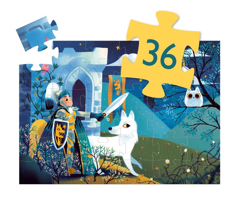 PUZZLE SILHOUETTE - CAVALIERE DELLA LUNA PIENA