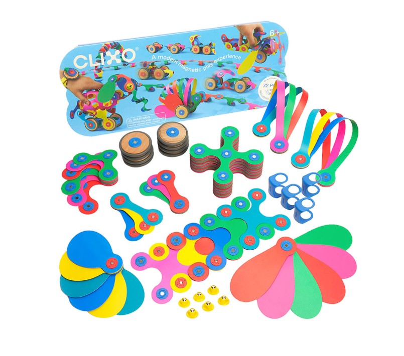 COSTRUZIONI MAGNETICHE CLIXO - WHEEL CREATOR PACK 72 PEZZI