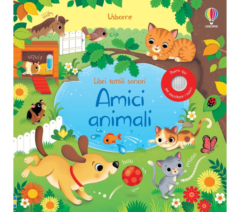 LIBRO TATTILE E SONORO - AMICI ANIMALI