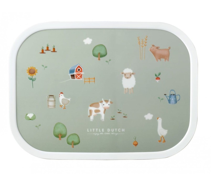 SCATOLA PORTA PRANZO LUNCH BOX - LITTLE FARM