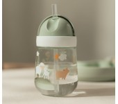 BORRACCIA PER BAMBINI CON CANNUCCIA E TAPPO SCORREVOLE- LITTLE FARM