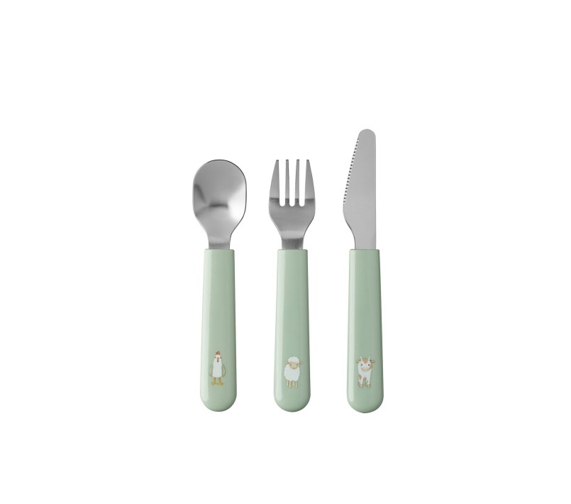 SET POSATE CUCCHIAIO COLTELLO E FORCHETTA - LITTLE FARM