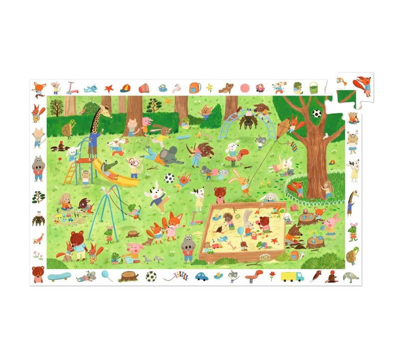 PUZZLE DI OSSERVAZIONE - IL GIARDINO DEI PICCOLI AMICI