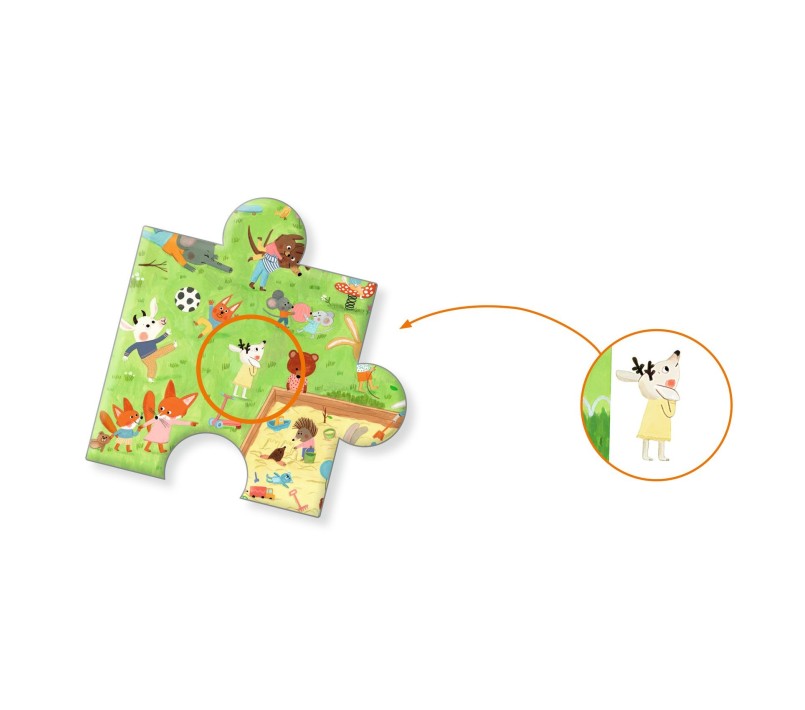 PUZZLE DI OSSERVAZIONE - IL GIARDINO DEI PICCOLI AMICI