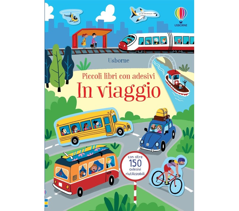 PICCOLO LIBRO CON ADESIVI - IN VIAGGIO