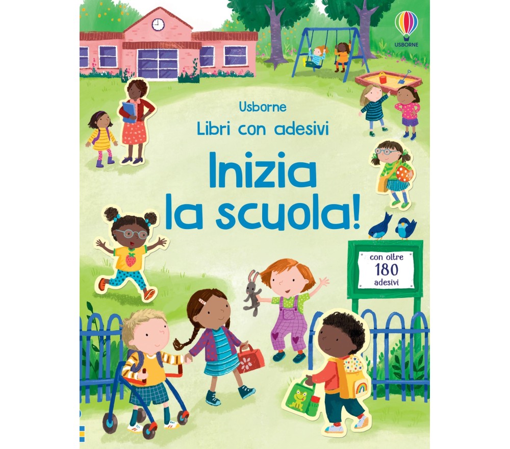 LIBRO CON ADESIVI - INIZIA LA SCUOLA