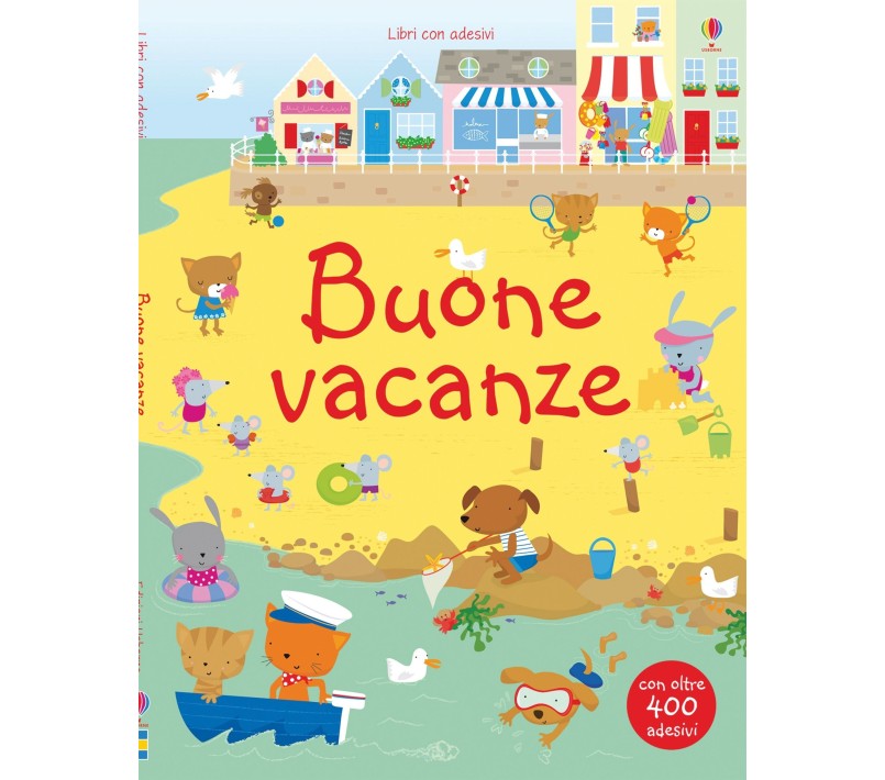 LIBRO CON ADESIVI - BUONE VACANZE