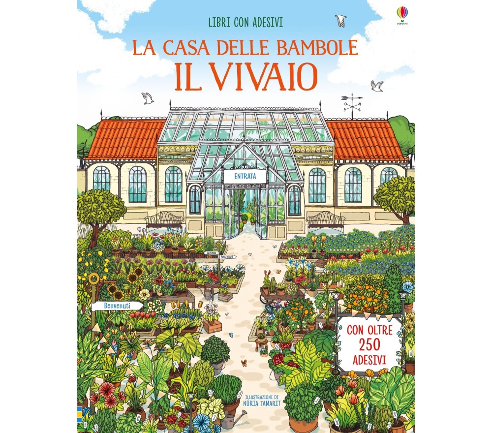LIBRO CON ADESIVI - LA CASA DELLE BAMBOLE - IL VIVAIO