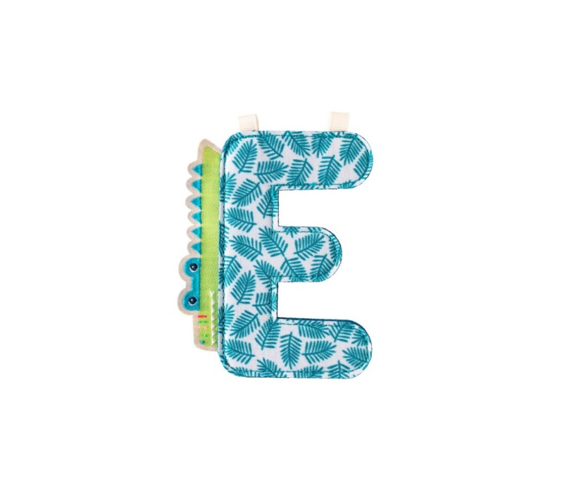 LETTERA "E" IN STOFFA DA APPENDERE - ANATOLE
