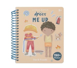 ALBUM CON STICKERS DRESS ME UP - JIM AND FRIENDS