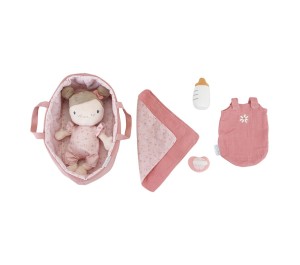 SET BAMBOLA ROSA CON ACCESSORI