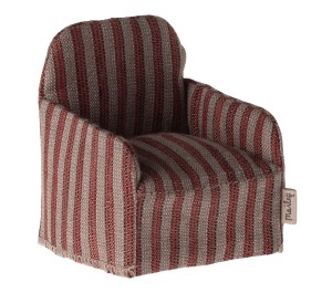MICRO - POLTRONA RIGHE ROSSA