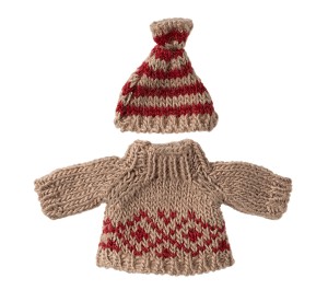MICRO - TOPINI - MAGLIONE E CUFFIA MAMMA