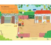 PICCOLO LIBRO CON ADESIVI - LA FATTORIA