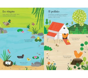 PICCOLO LIBRO CON ADESIVI - LA FATTORIA