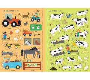 PICCOLO LIBRO CON ADESIVI - LA FATTORIA