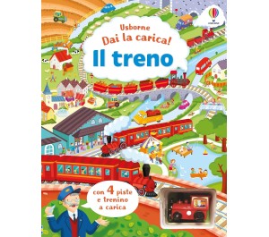 LIBRO CON MODELLINO E PISTE  - DAI LA CARICA - TRENO
