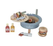 BARBECUE CON ACCESSORI IN LEGNO
