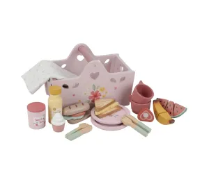 SET PICNIC CON ACCESSORI IN LEGNO