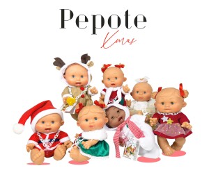 BAMBOLA PEPOTES FUNTASTIC NATALE - ASSORTITE - NINES D'ONIL