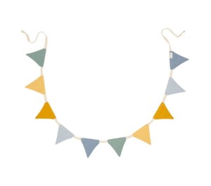 GHIRLANDA TRIANGOLINI - AZZURRO