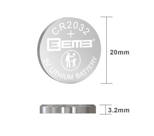 BATTERIA A BOTTONE 3.0 V LITIO CR2032