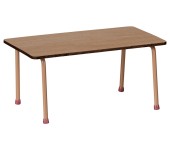 MICRO - SET TAVOLO E SEDIE TOPINI IN LEGNO - ROSA SCURO