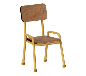 MICRO - SEDIA IN LEGNO - GIALLA