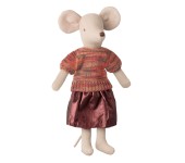 MICRO - TOPINI - SET MAGLIONE E GONNA METALLIZZATA MAMMA