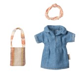 MICRO - TOPINI - ABITO JEANS BORSA E FASCIA MAMMA