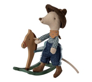 MICRO - TOPINI - LITTLE BROTHER COWBOY CON DONDOLO