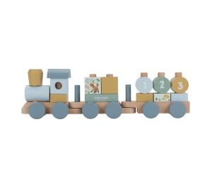 TRENINO IN LEGNO BLOCCHI - FOREST FRIENDS
