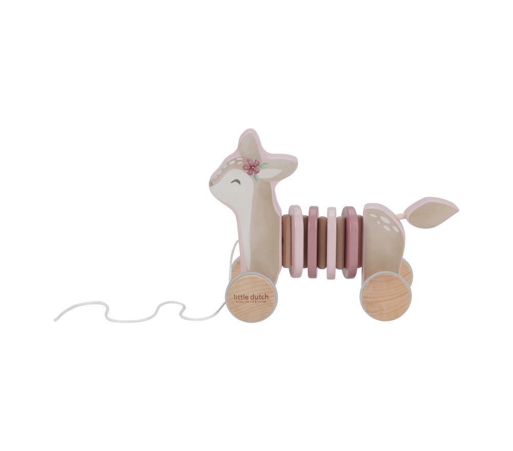 TRAINABILE IN LEGNO CERBIATTO FAIRY GARDEN
