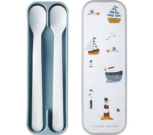 SET CUCCHIAINI SVEZZAMENTO DA VIAGGIO CON CUSTODIA - SAILORS BAY