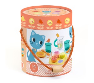 LA MERENDA DEI GATTINI - SET STOVIGLIE E DOLCETTI