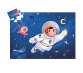 PUZZLE SILHOUETTE - ASTRONAUTA SULLA LUNA