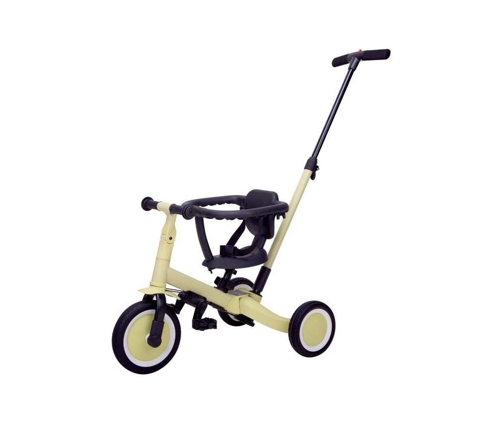 BICI TRICICLO CON MANICO 5 IN 1 KAYA - PISTACCHIO