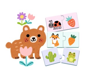 PUZZLE DUO BIMBI - COLORI